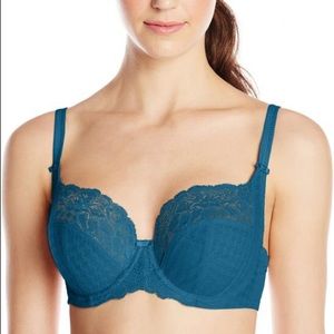Turquoise Panache Envy Bra, 32L US/32HH UK